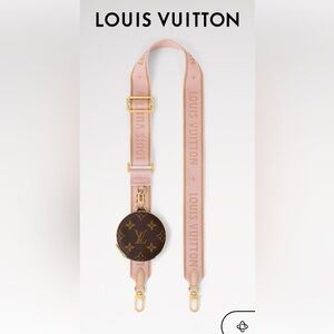 Authentic LV Strap Rose Clair From Multi Pochette AccessoriesExcellent condition